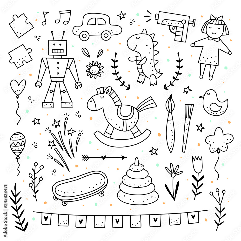 baby toys clipart
