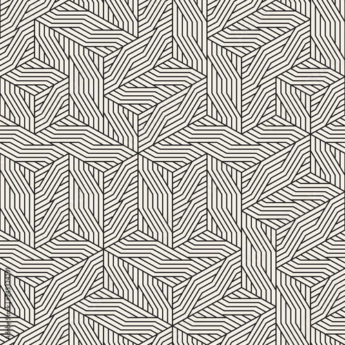 Vector seamless irregular grid pattern. Modern stylish abstract texture. Repeating geometric lattice from randomly disposed elements.