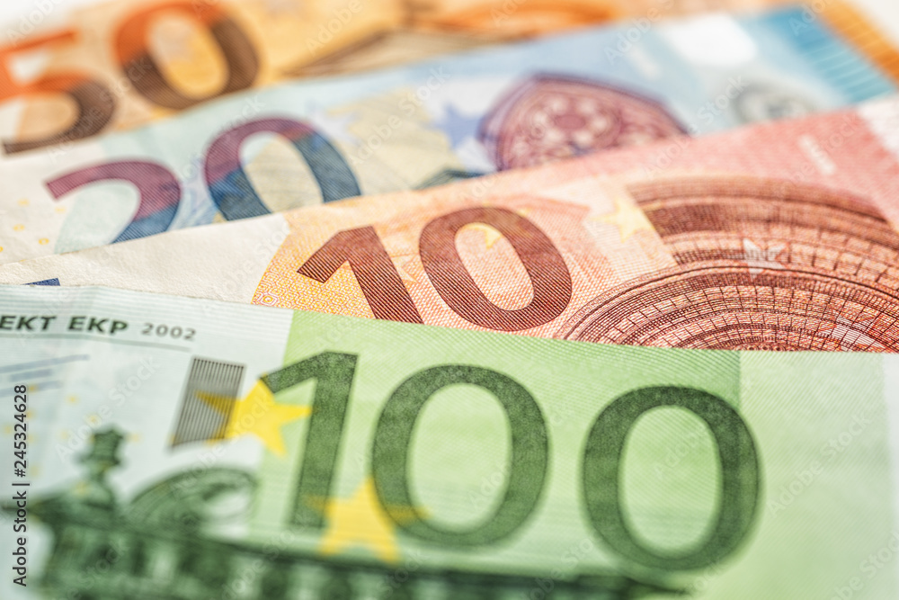Fototapeta premium Euroscheine