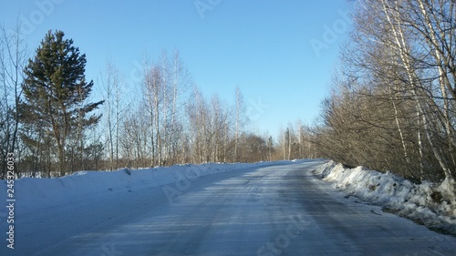 winter road