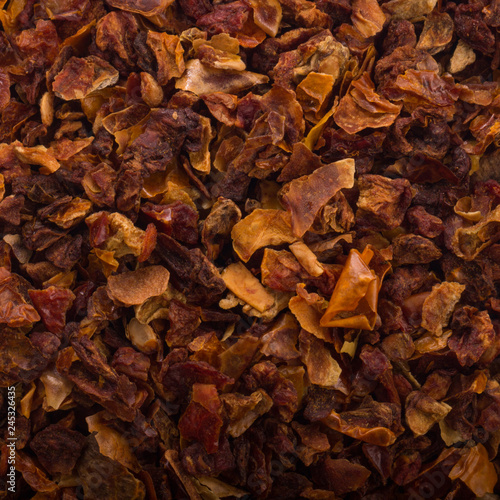 ground dried tomatoes background