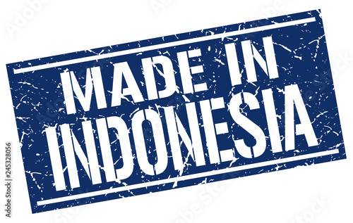 made in Indonesia stamp