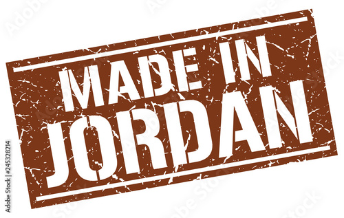 made in Jordan stamp