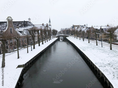 Canal in Sloten during winter