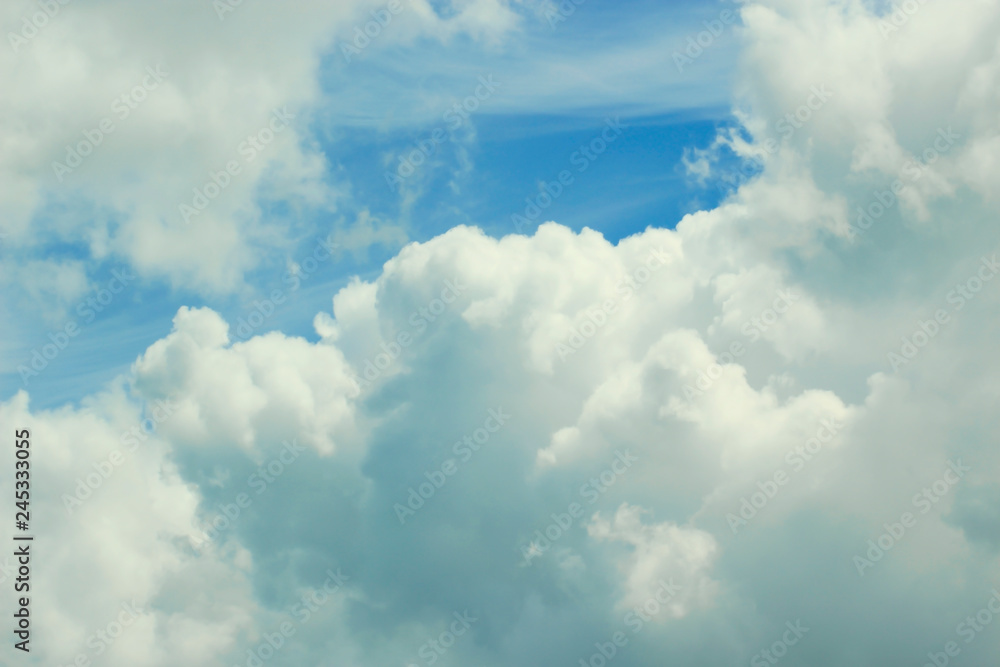 Obraz premium blue sky with white culumus