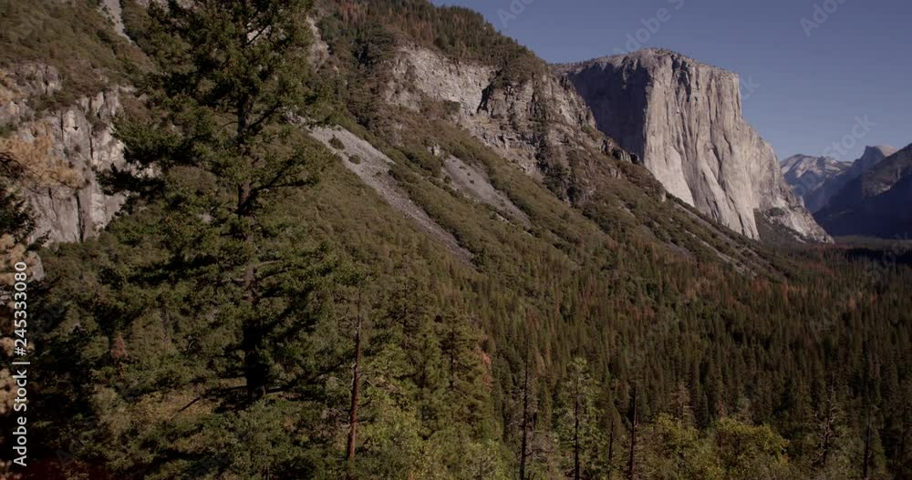 Tracking shot of Epic Landscapes and clear skysand beautiful scenery ona sunny day at Yosemite National Park, Califorina, Shot with Red Epic Tracking shot of Epic Landscapes and clear skysand beautiful scenery ona sunny day at Yosemite National Park, Califorina, Shot with Red Epic