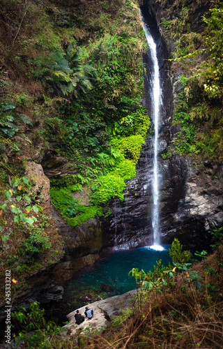 Small waterfall in Maolin gorge  Taiwan 