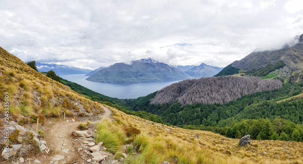 Ben Lomond Track, Queenstown, New Zealand, South Island, NZ Ben Lomond Track, Queenstown, New Zealand, South Island, NZ