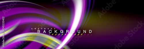 Blurred fluid colors background, abstract waves lines, mixing colours with light effects on light backdrop. Vector artistic illustration for presentation, app wallpaper, banner or posters