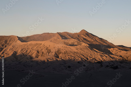 The landscape round bromo vulcano , Mount Bromo, is an active volcano, Tengger Semeru National Park, East Java, Indonesia. © mauvries