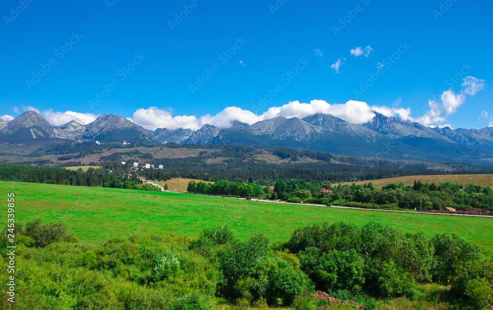 Beautiful summer mountain landscape, Slovakia