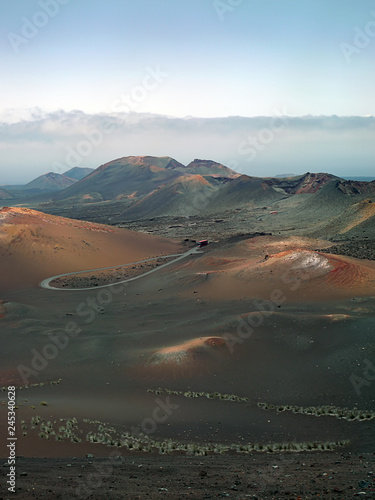 Timanfaya National Park volcanic cones and craters, Lanzarote