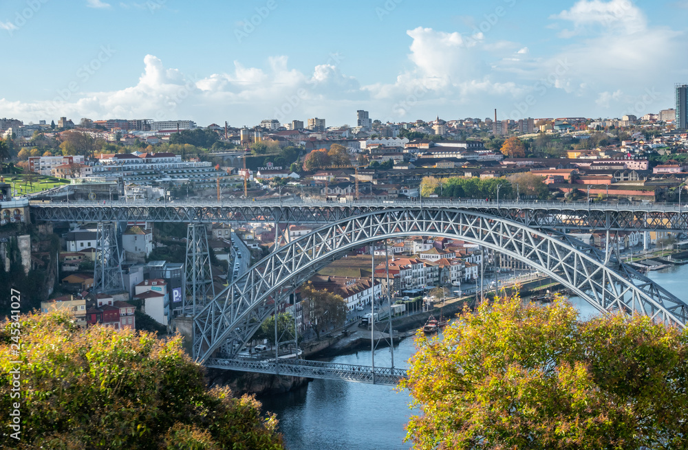 Fototapeta premium bridge in porto portugal