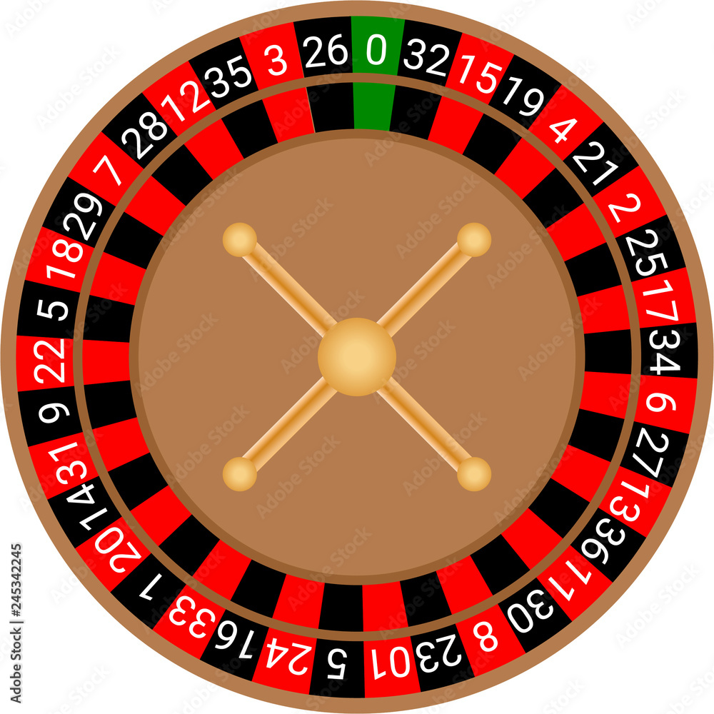 casino european roulette vector Stock Photo | Adobe Stock