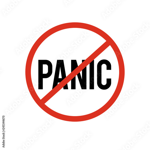 Free Download stop panic sign symbol - GFXLoad