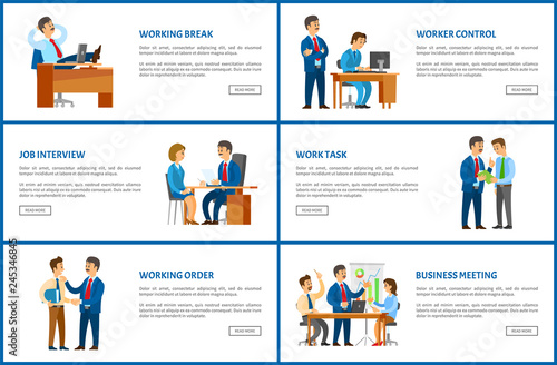 Work Task and Order of Boss, Job Interview Candidate