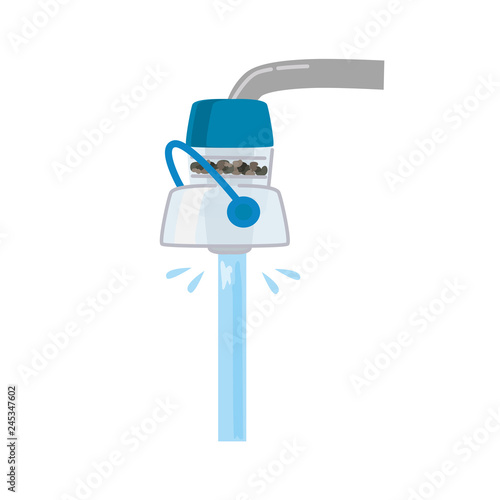  浄水器　イラスト