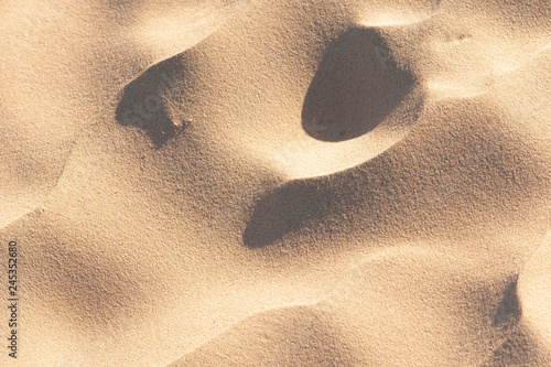 Waves of sand on the Baltic beach