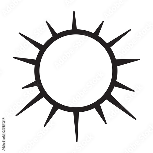 spiked circle icon