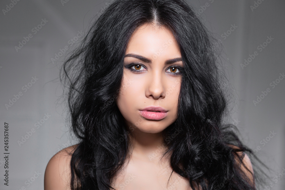 Portrait of a cute young lady