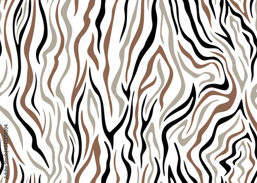 zebra print vector pattern - Vector