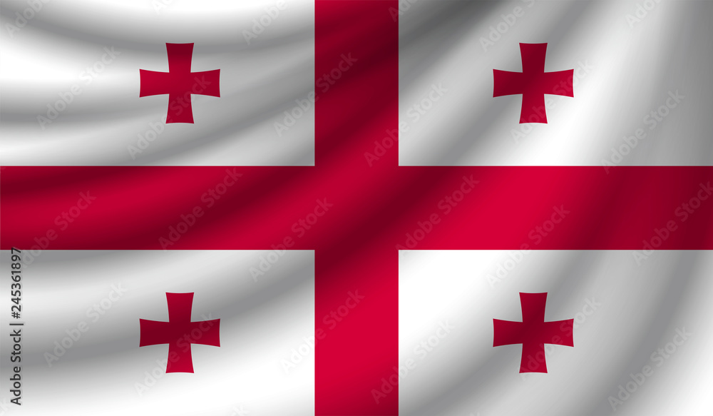 Realistic flag, vector illustration Realistic flag, vector illustration