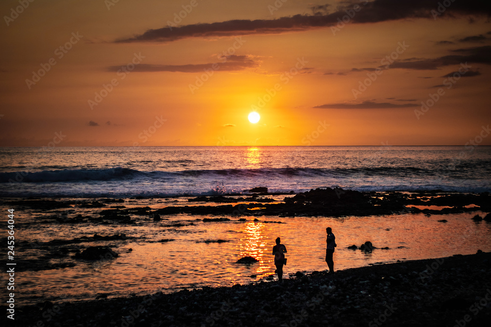 Coucher de soleil à la Réunion