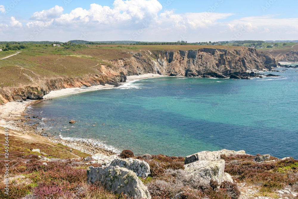 Obraz premium Landscape at Pointe de Dinan in Brittany in France.