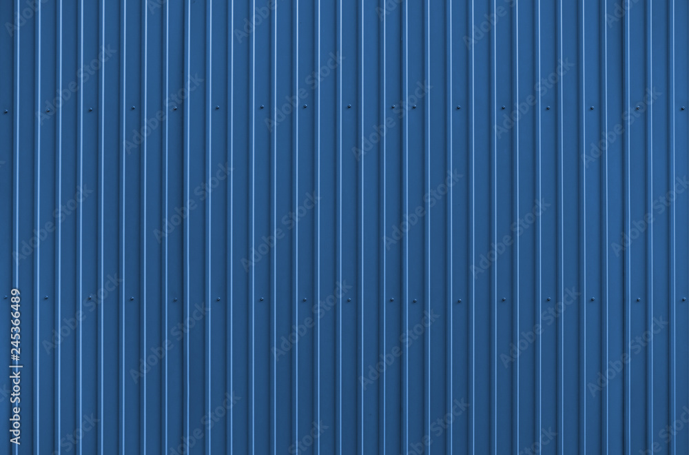 Texture of blue metal roofing Texture of blue metal roofing