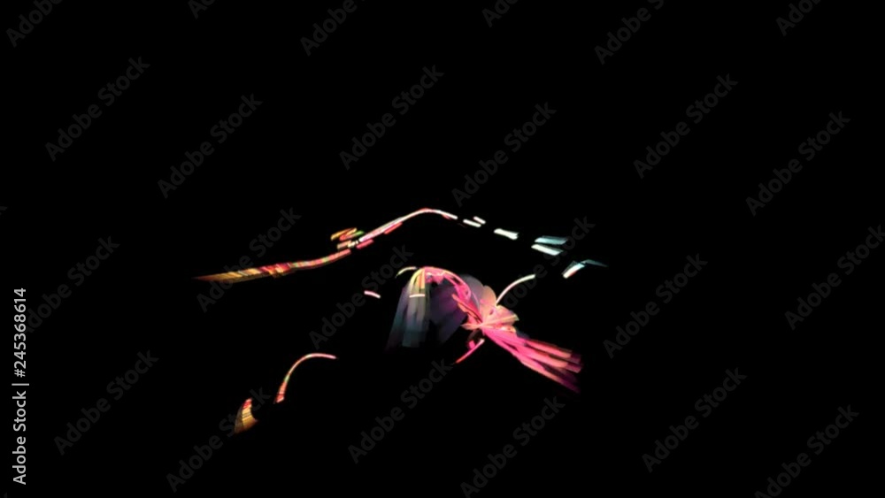 Abstract fractal forms morph and oscillate (Loop) Abstract fractal forms morph and oscillate (Loop)
