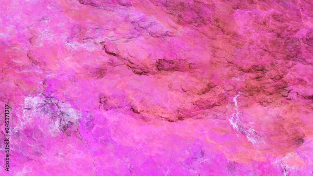 Abstract purple marble texture. Fractal background. 3d rendering.