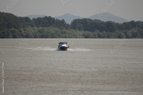 boat on the lake