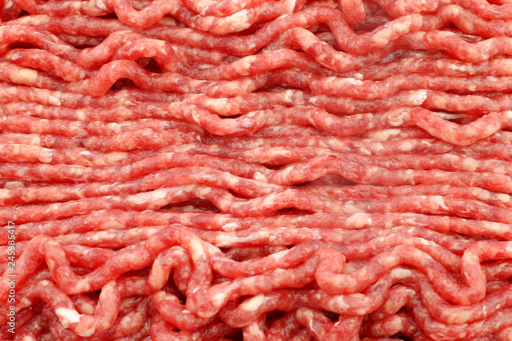 Raw minced beef meat background Raw minced beef meat background