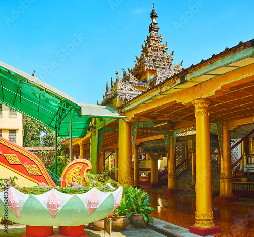 Kha Khat Waing Kyaung Monastery, Bago, Myanmar photo