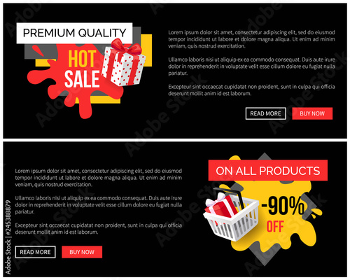 Premium Quality of Products Bought on Sale in Shop