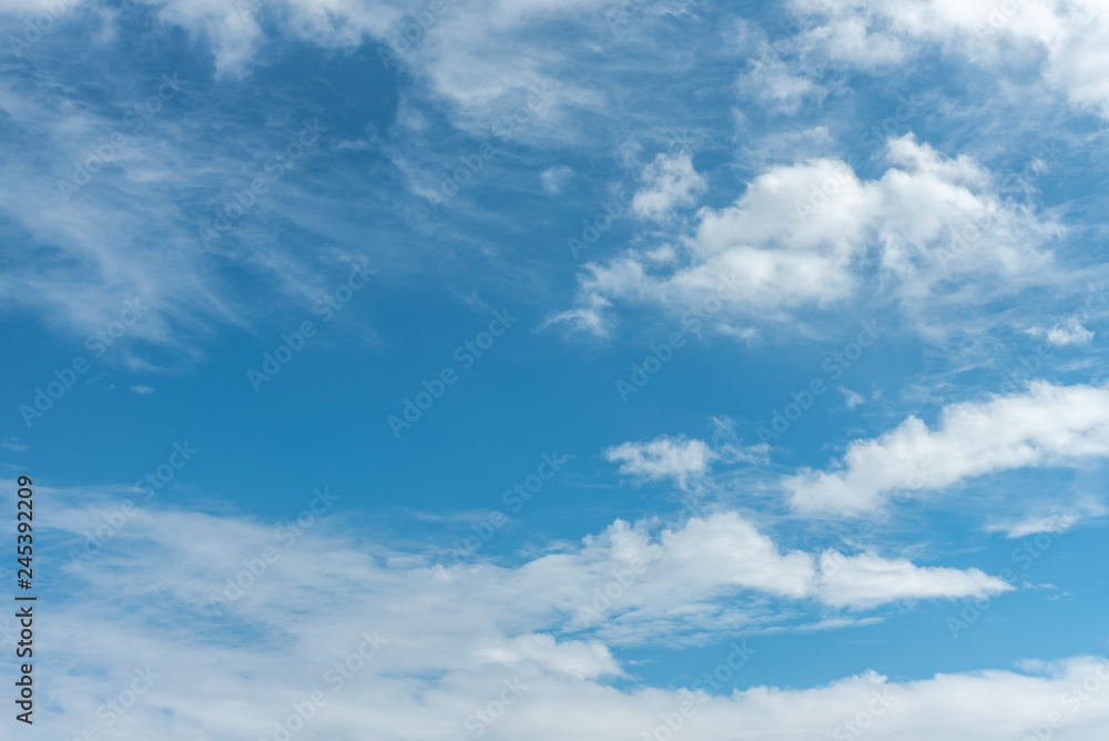 Blue sky background, viewed from an airplane window. Blue sky background, viewed from an airplane window.