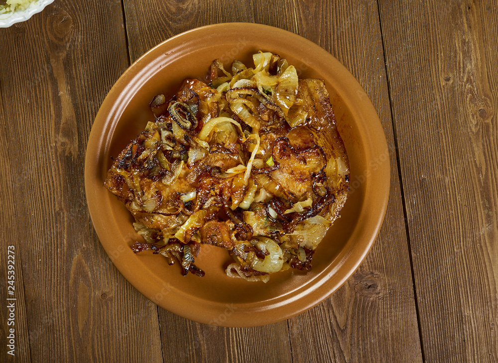 Caramelized Onion Smothered Pork Chops Caramelized Onion Smothered Pork Chops