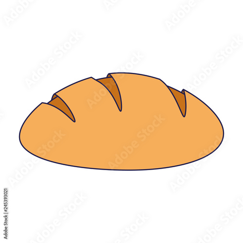 Bread wheat food isolated