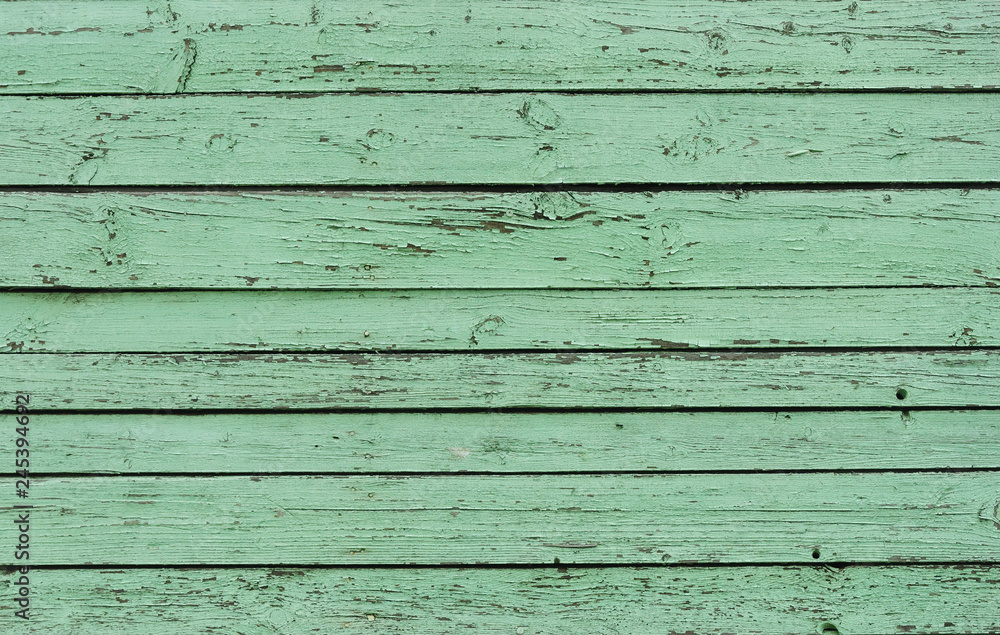 Obraz premium Old green wooden background