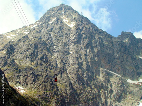  Łomnica Mount in the Tatra Mountains