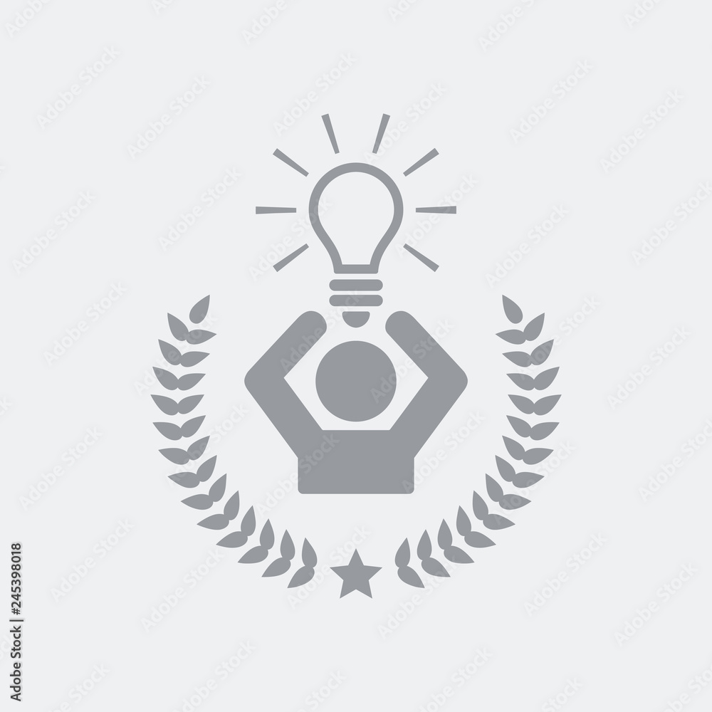 Obraz premium Innovation prize symbol icon