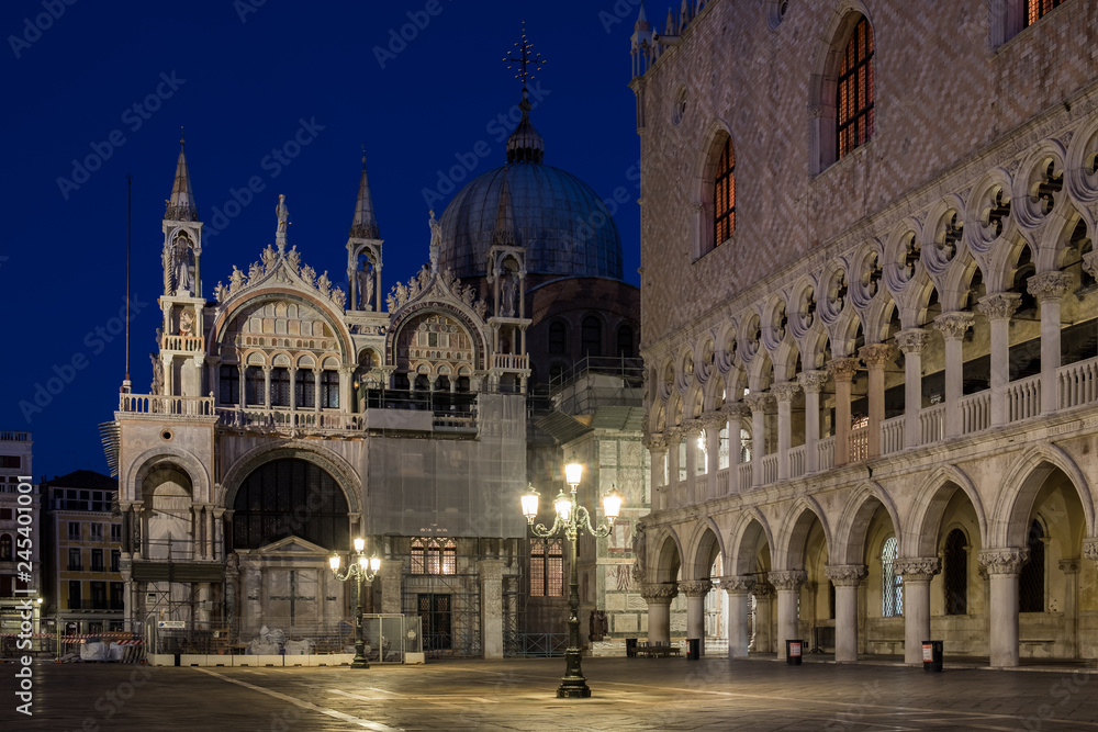 Venezia, palazzo ducale e basilica di san Marco