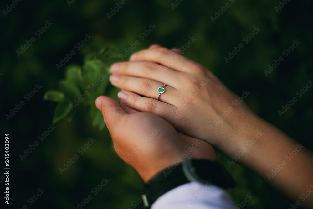 wedding ring on your hand