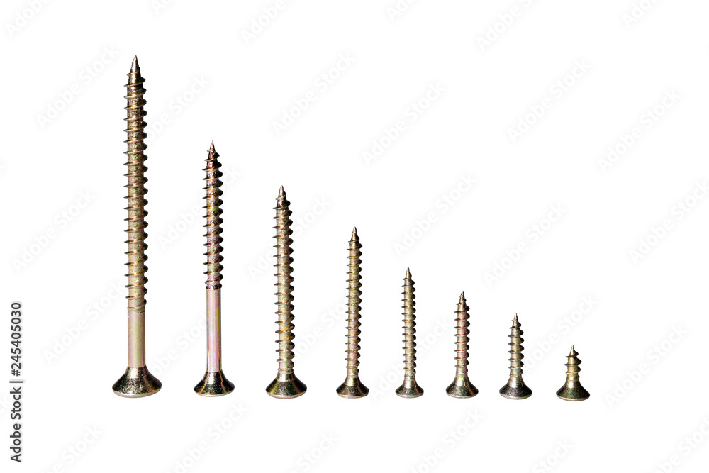 Set of various size screws Set of various size screws