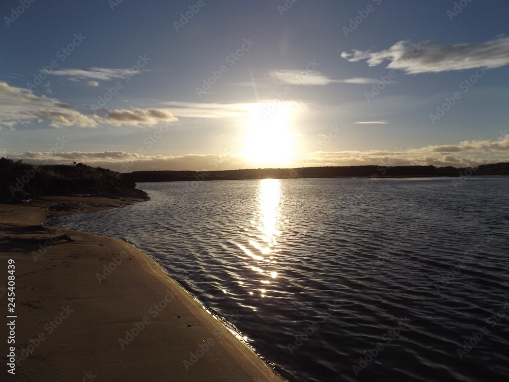 Obraz premium sunset on the sea