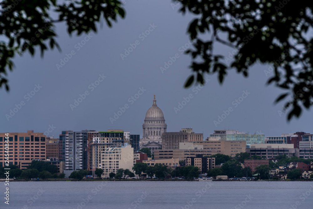 Obraz premium Madison Wisconsin Skyline