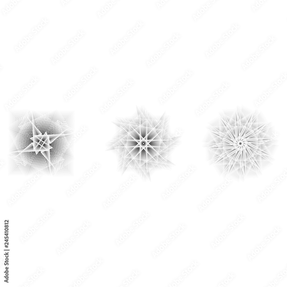 Holiday patterns of stars and flowers for gifts ground Holiday patterns of stars and flowers for gifts ground