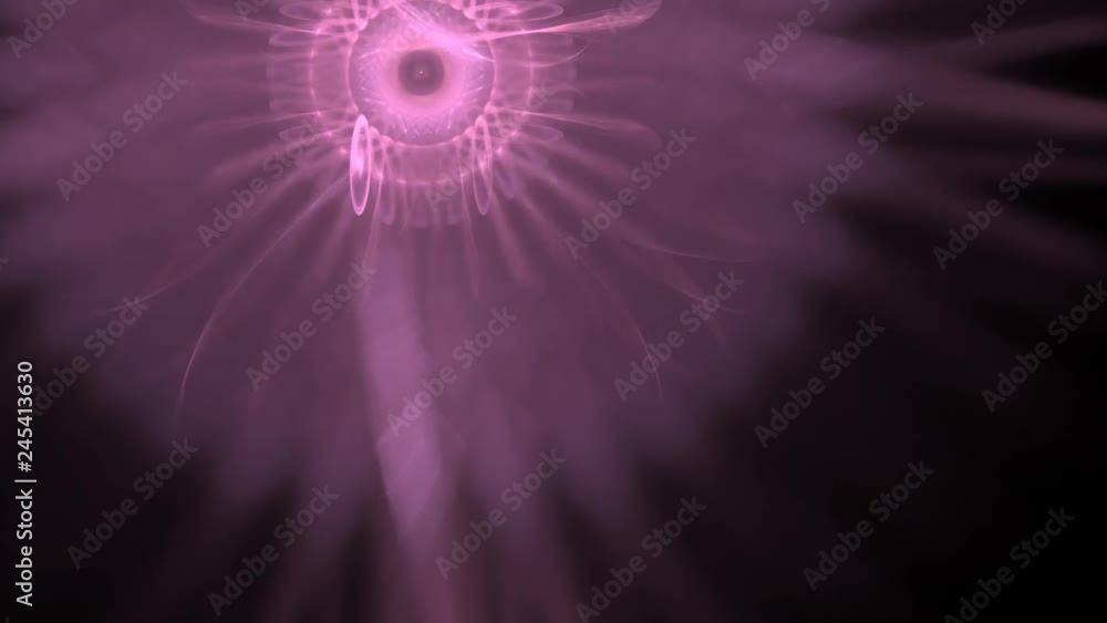 Abstract fractal forms morph and oscillate (Loop) Abstract fractal forms morph and oscillate (Loop)