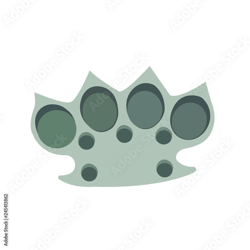 Brass knuckles for fights and defence