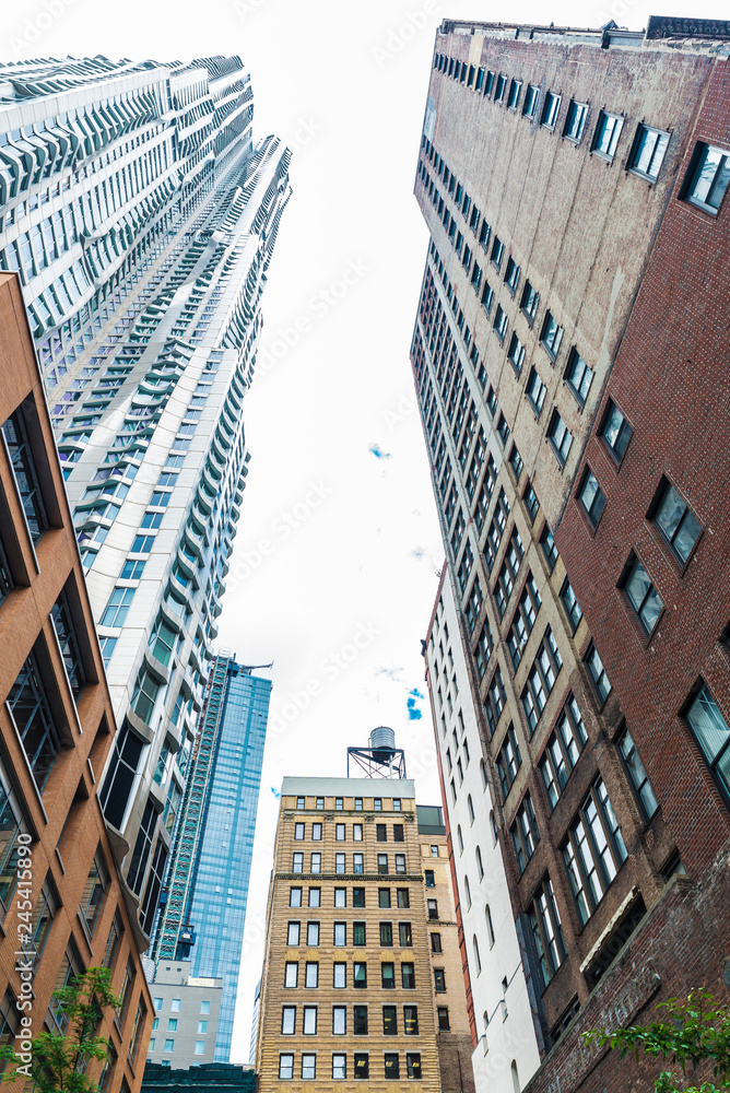 Fototapeta premium Skyscrapers in Manhattan in New York City, USA